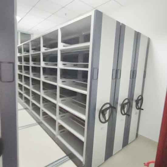 Roll-formed hanging panel with four reinforcing ribs for heavy-duty archive storage