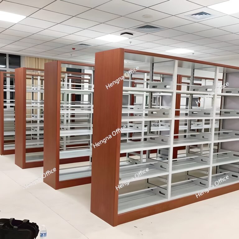 Heavy-Duty Modular Metal Bookshelves for Classroom and Library Storage
