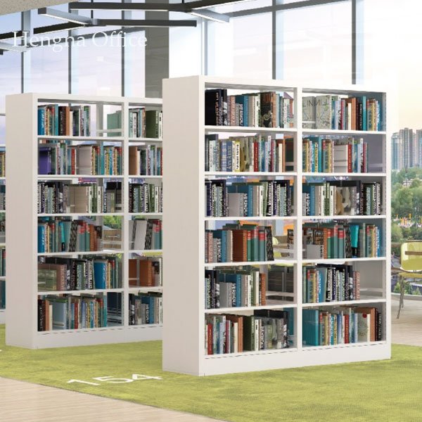 Bookstore Display Steel Wood Bookshelf