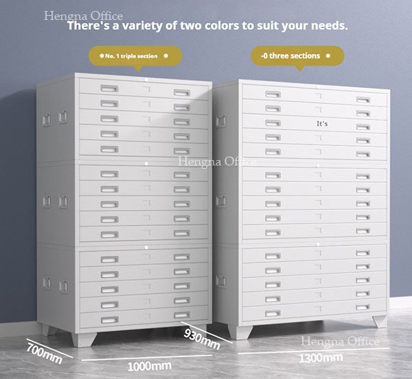 How to Store Large Format Drawings Properly: A Complete Guide to Flat File Cabinet Setup Steel flat file cabinet for A0 drawings with 5 drawers